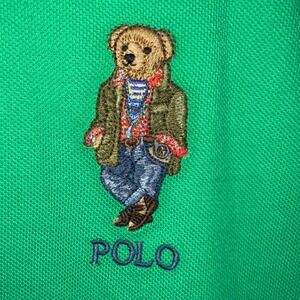 Polo Ralph Lauren Mens XL‎ Green Short Sleeve Bear Polo Shirt NWT